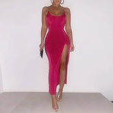 Spaghetti Strap Backless Club Beach Mini Dress InsStreet